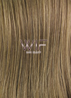 17" Straight Ash Brown Lace Front Synthetic Wig LF477