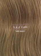 24" Wavy Brown With Dark Roots Lace Front Synthetic Wig LF500