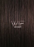 28" Straight Yaki Dark Brown Lace Front Synthetic Wig LF624J