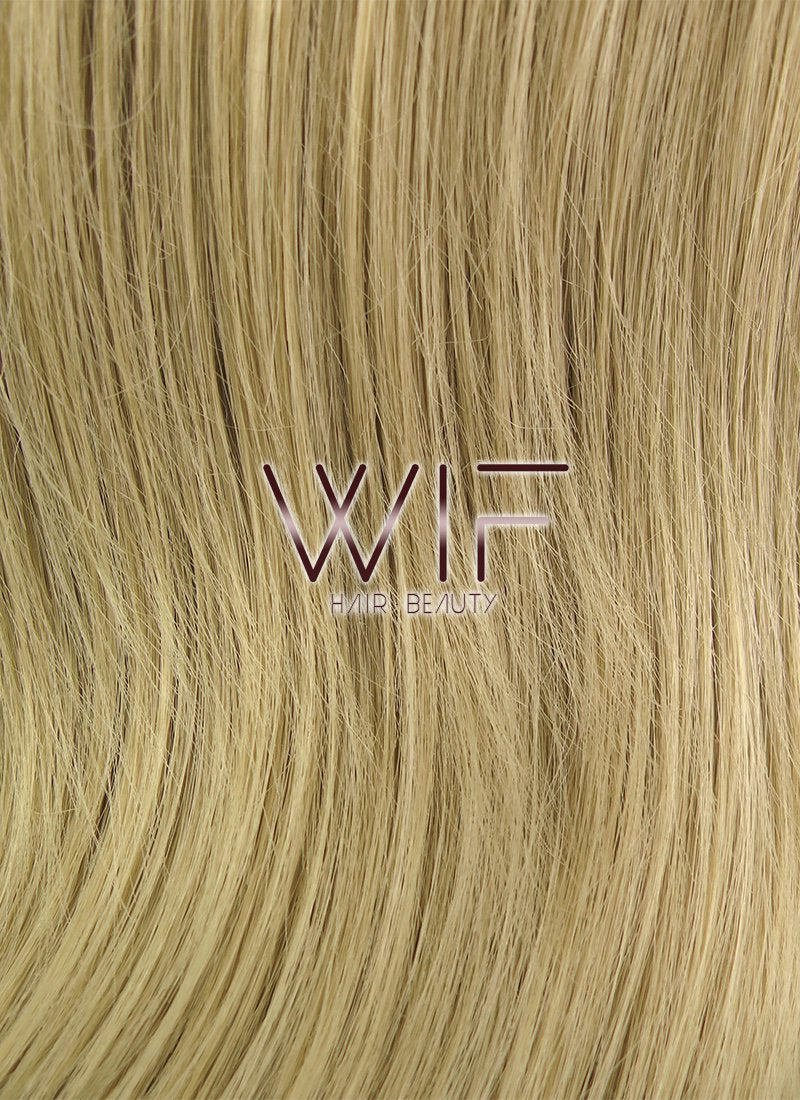 28" Wavy Ash Blonde Lace Front Synthetic Wig LF640A