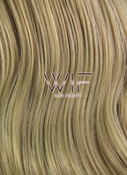 28" Wavy Ash Blonde Lace Front Synthetic Wig LF641A