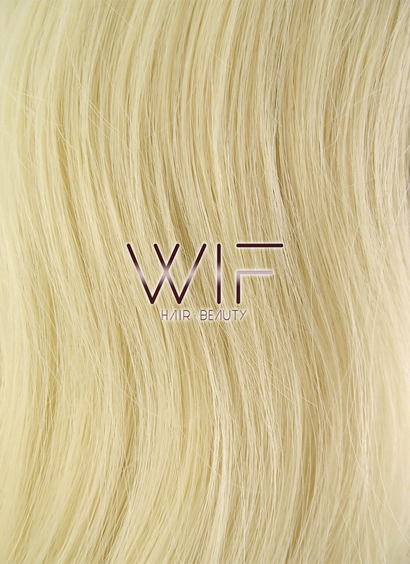 28" Wavy Blonde Lace Front Synthetic Wig LF667H