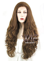 28" Wavy Brown Lace Front Synthetic Wig LF667J