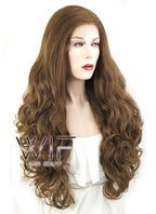 28" Wavy Brown Lace Front Synthetic Wig LF667J