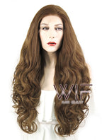 28" Wavy Brown Lace Front Synthetic Wig LF667J