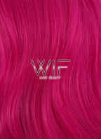 28" Wavy Magenta Lace Front Synthetic Wig LF667M