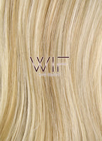 24" / 28" Wavy Mixed Ash Blonde Lace Front Synthetic Wig LF675