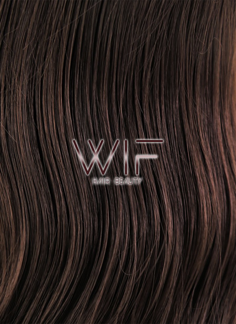 28" Wavy Brown Lace Front Synthetic Wig LF686D