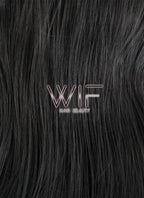 28" Wavy Black Lace Front Synthetic Wig LF697A