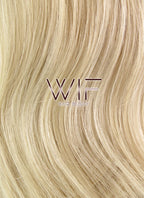 28" Wavy Blonde With Dark Roots Lace Front Synthetic Wig LF734