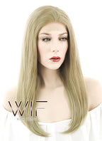 18" Straight Blonde Lace Front Synthetic Wig LF769A