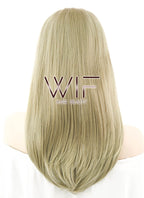 18" Straight Blonde Lace Front Synthetic Wig LF769A