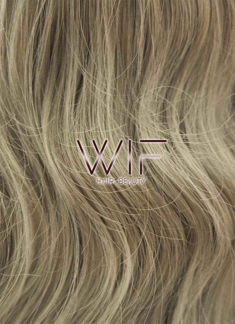 30" Curly Medium Blonde Lace Front Synthetic Wig LF824C