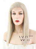 16" Straight Light Blonde Lace Front Synthetic Wig LF836D