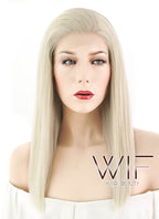 16" Straight Light Blonde Lace Front Synthetic Wig LF836D