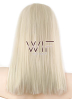 16" Straight Light Blonde Lace Front Synthetic Wig LF836D