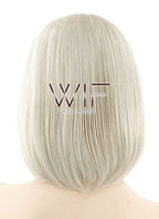 12" Straight Ash Blonde Lace Front Synthetic Wig LF837A