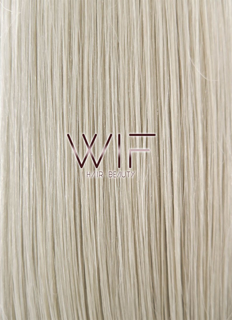 12" Straight Ash Blonde Lace Front Synthetic Wig LF837A