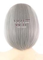 12" Straight Grey Lace Front Synthetic Wig LF837B