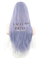 28" Straight Purple Lace Front Synthetic Wig LF841