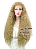 28" Wavy Blonde Lace Front Synthetic Wig LF871A