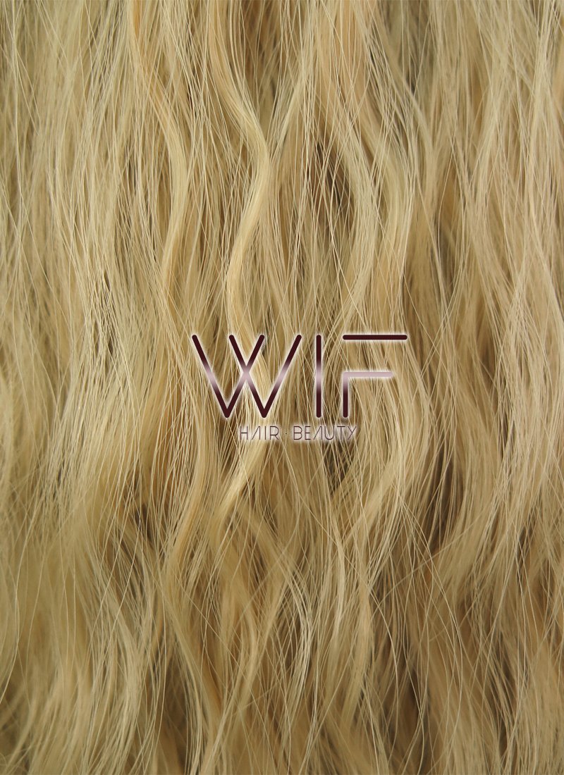 28" Wavy Blonde Lace Front Synthetic Wig LF871A