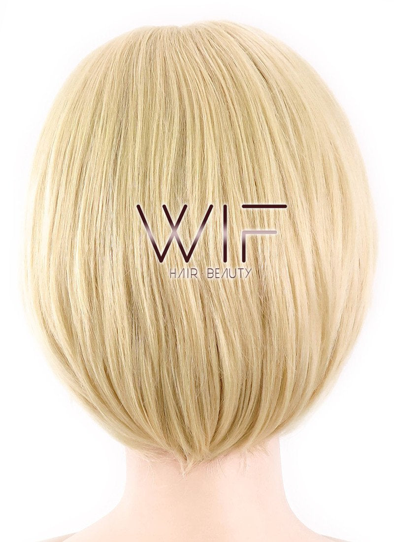 9" Straight Blonde Synthetic Wig LG11