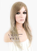 22" Straight Mixed Blonde Synthetic Wig LM04