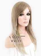 22" Straight Mixed Blonde Synthetic Wig LM04