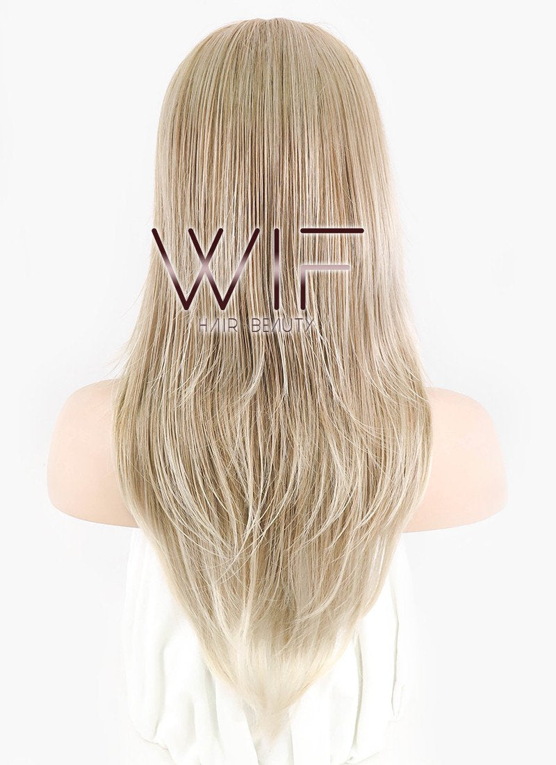 22" Straight Mixed Blonde Synthetic Wig LM04