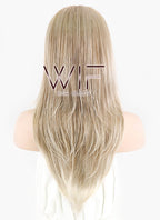 22" Straight Mixed Blonde Synthetic Wig LM04