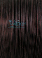 22" Straight Dark Brown Synthetic Wig LM08