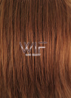 12" Straight Chestnut Brown Synthetic Wig LQ114
