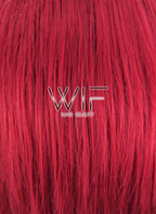 12" Straight Red Synthetic Wig LQ148