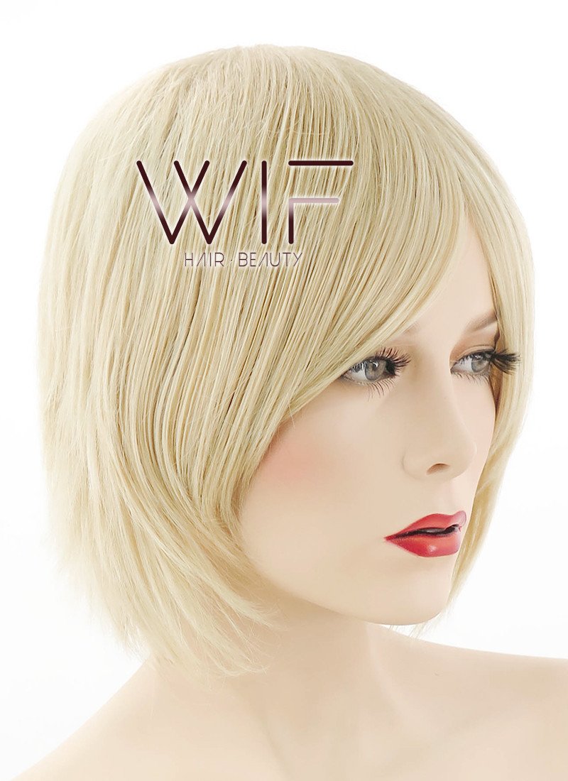12" Short Layered Blonde Fashion Synthetic Hair Wig LQ14