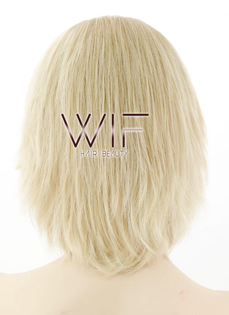 12" Short Layered Blonde Fashion Synthetic Hair Wig LQ14