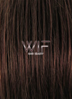 12" Straight Brown Synthetic Wig LQ152