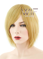 12" Short Layered White Fashion Synthetic Hair Wig LQ174