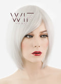 12" Short Layered White Fashion Synthetic Hair Wig LQ36
