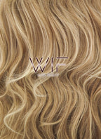 30" Long Curly Mixed Blonde Fashion Synthetic Hair Wig MB136
