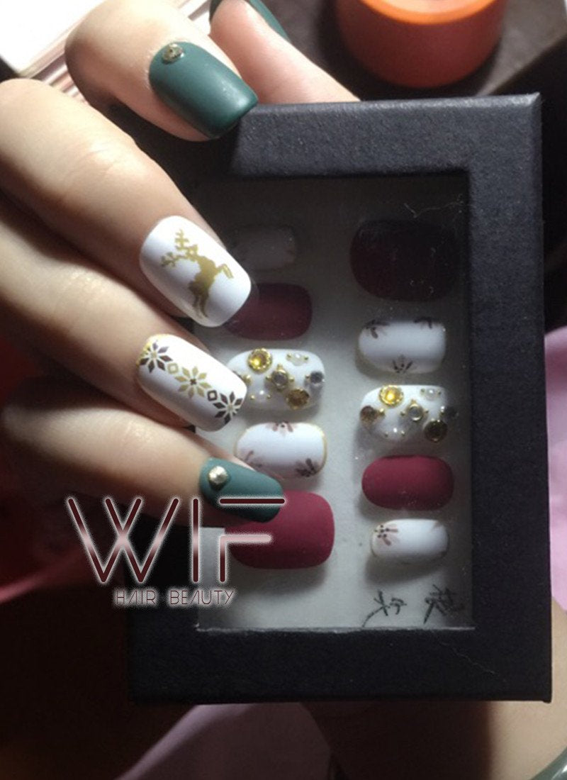 Matte False Nails NC004