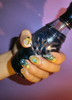 Shell Diamond False Nails NC022