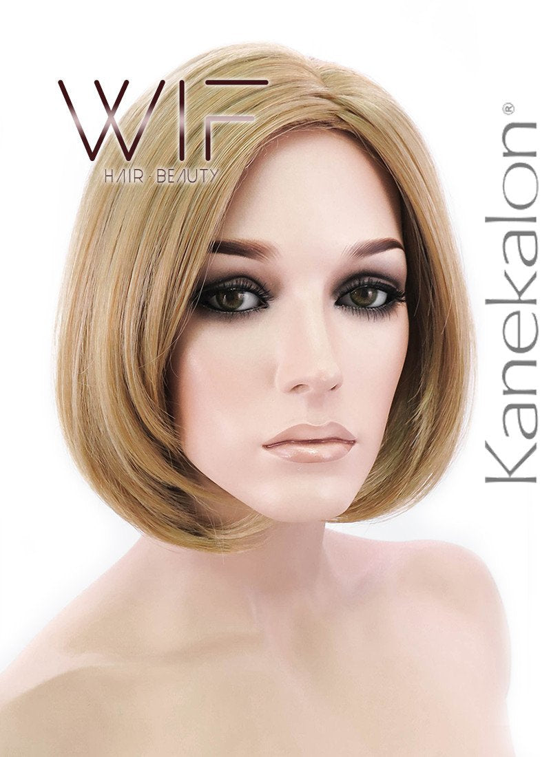 12" Straight Golden Blonde Synthetic Wig NW006