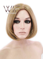 12" Straight Golden Blonde Synthetic Wig NW006