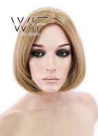 12" Straight Golden Blonde Synthetic Wig NW006