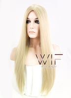 24" Straight Mixed Blonde Synthetic Wig NW007