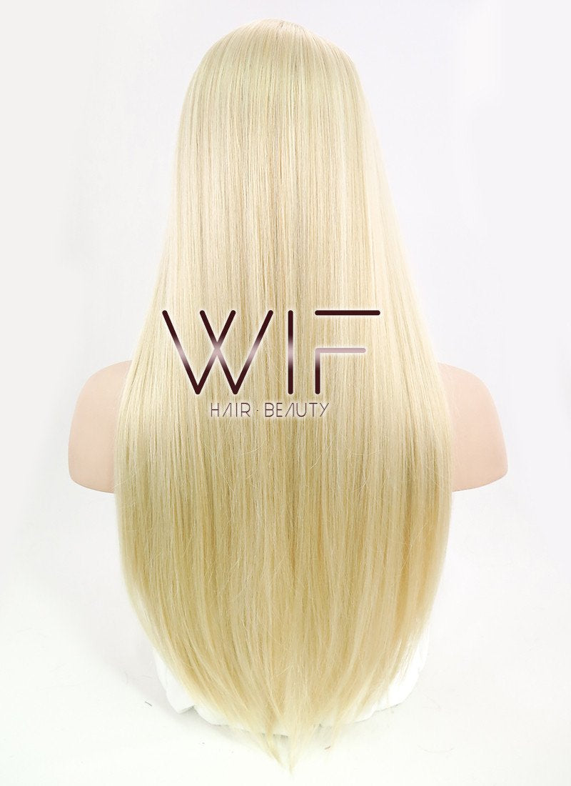 24" Straight Mixed Blonde Synthetic Wig NW007