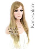 24" Wavy Mixed Blonde Synthetic Wig NW009