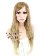24" Wavy Mixed Blonde Synthetic Wig NW009