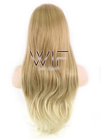 24" Wavy Mixed Blonde Synthetic Wig NW009
